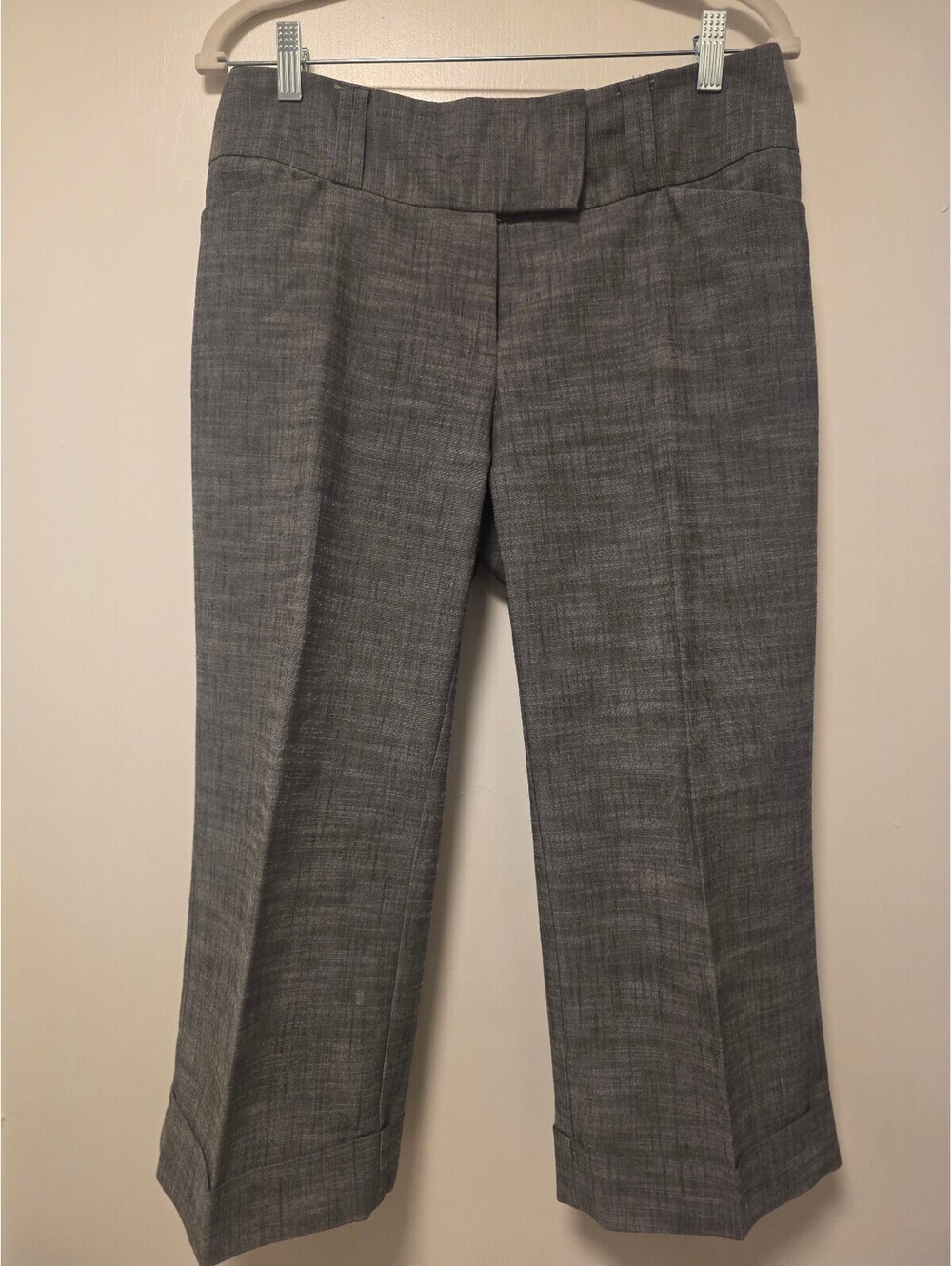 Courtenay grey Capri crop pants